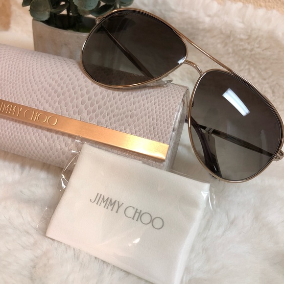 Jimmy Choo Accessories - Jimmy Choo Women’s Sunglasses Gold